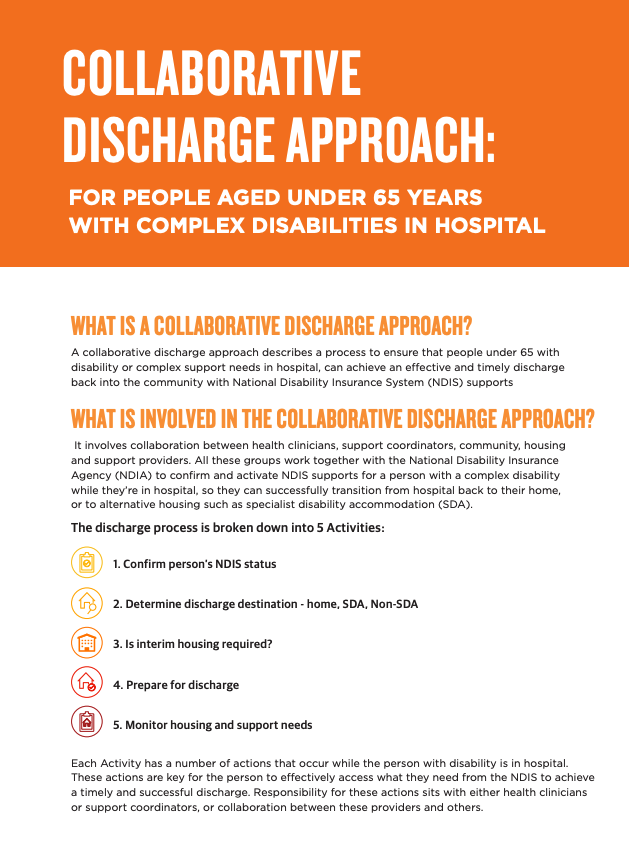 Collaborative Discharge Approach: For People Aged Under 65 Years With ...